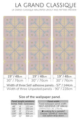 pink floral tile peel and stick wallpaper specifiation