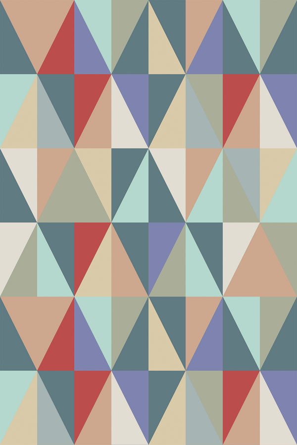vivid triangles wallpaper pattern repeat