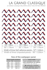 usa wave peel and stick wallpaper specifiation