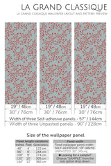 red branch peel and stick wallpaper specifiation