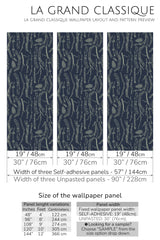 branches peel and stick wallpaper specifiation
