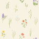 Light floral nursery Wallpaper