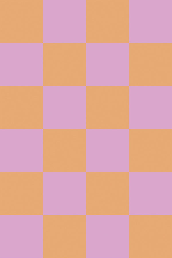 pink and orange check wallpaper pattern repeat