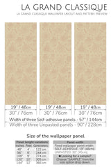vintage florals peel and stick wallpaper specifiation