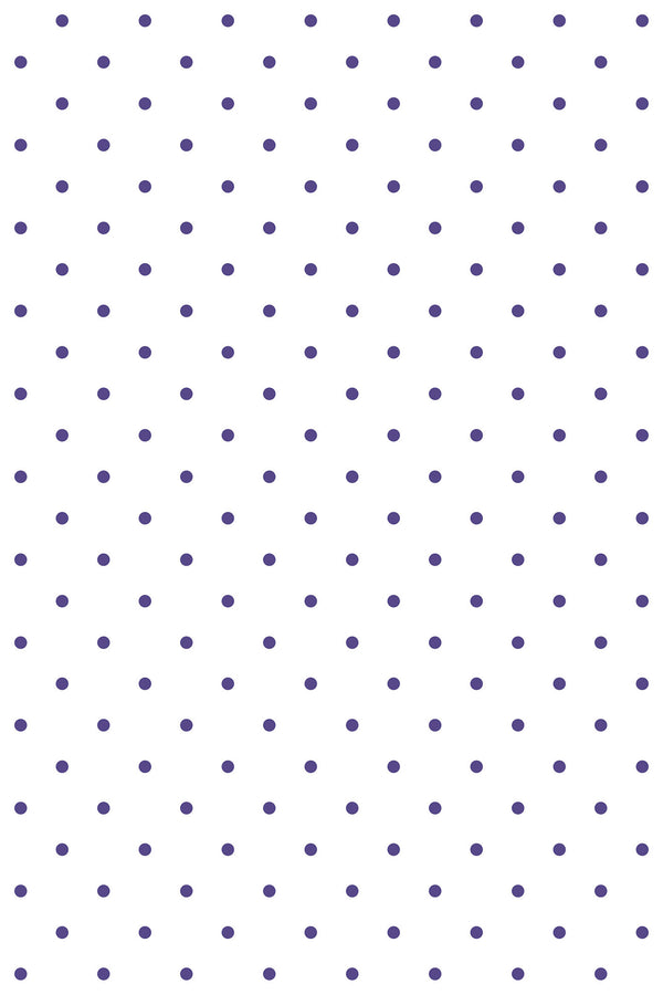 Purple polka dots