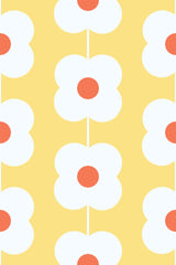 Yellow floral line