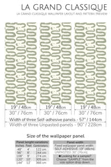 wiggle brush lines peel and stick wallpaper specifiation