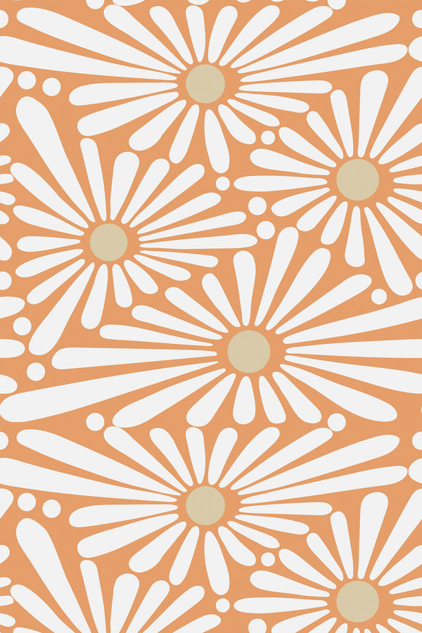 Funky sunflowers Wallpaper