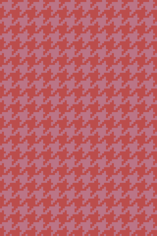 Red Houndstooth