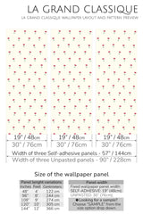 tiny vintage roses peel and stick wallpaper specifiation