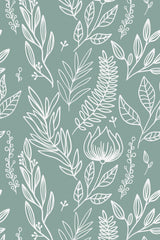 sage nursery wallpaper pattern repeat