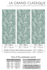 sage nursery peel and stick wallpaper specifiation