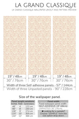 abstract coral peel and stick wallpaper specifiation