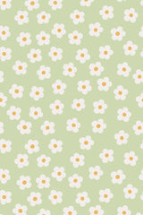 small little daisies wallpaper pattern repeat