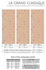 halloween decor peel and stick wallpaper specifiation