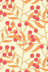 Berry bush in autumn
