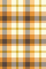 Orange autumn plaid