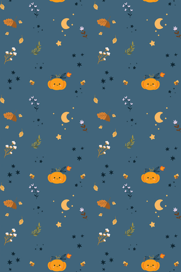 halloween pumpkin patch wallpaper pattern repeat