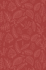 Autumn leaves line art