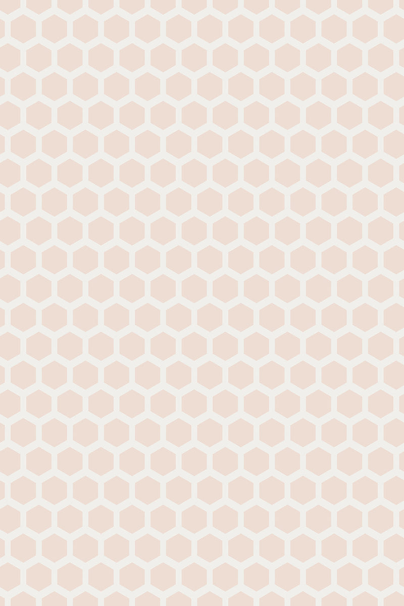 neutral bee cells wallpaper pattern repeat