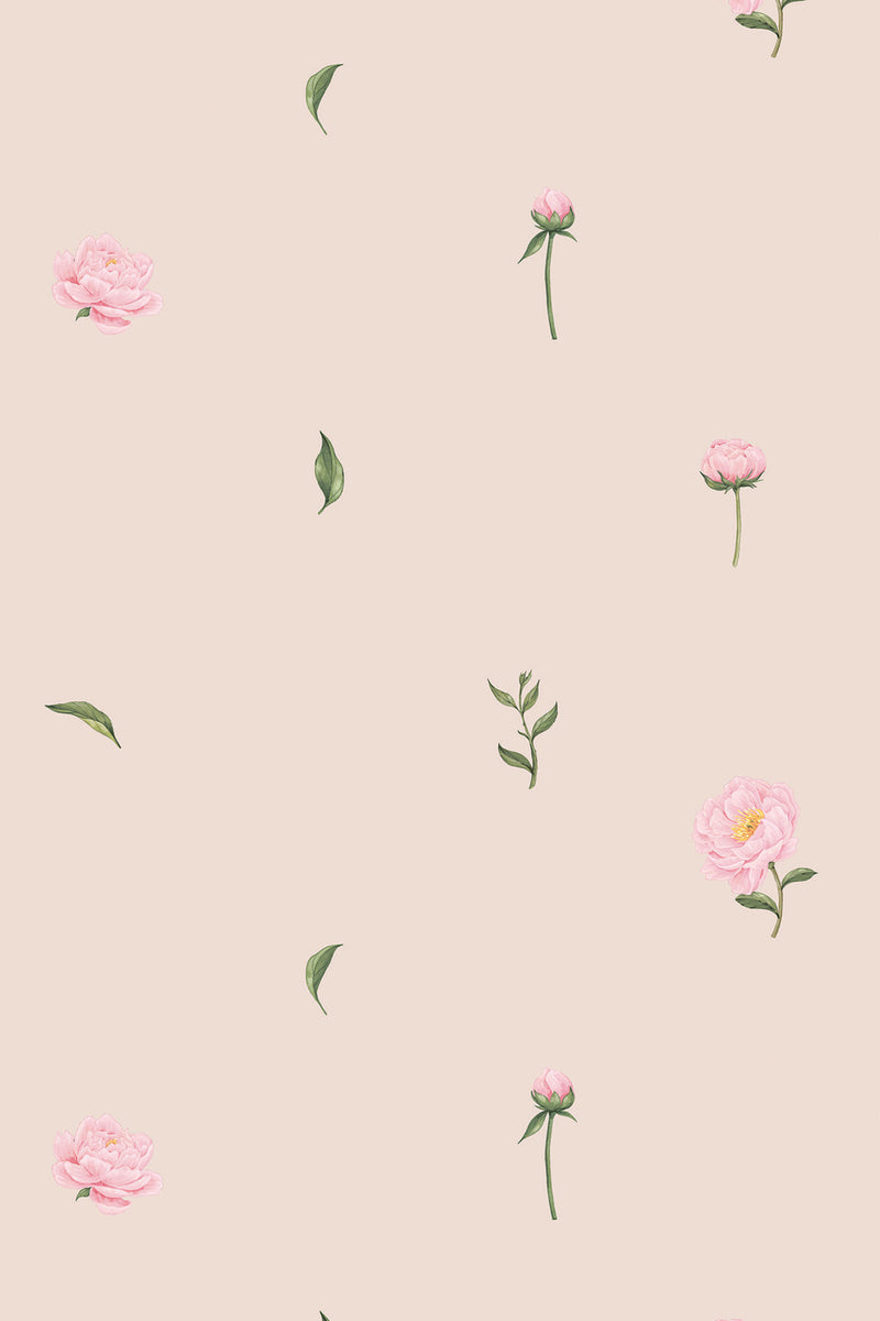 nursery roses wallpaper pattern repeat