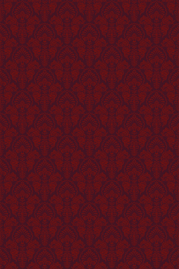 Burgundy damask