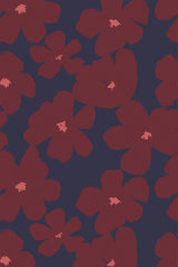 Brush stroke flowers