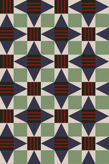 geometrical star tile wallpaper pattern repeat