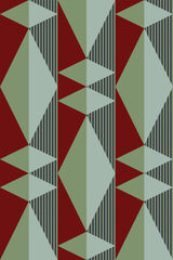 burgundy modern print wallpaper pattern repeat