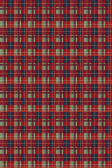 Burgundy plaid