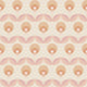 Geometric retro flower Wallpaper