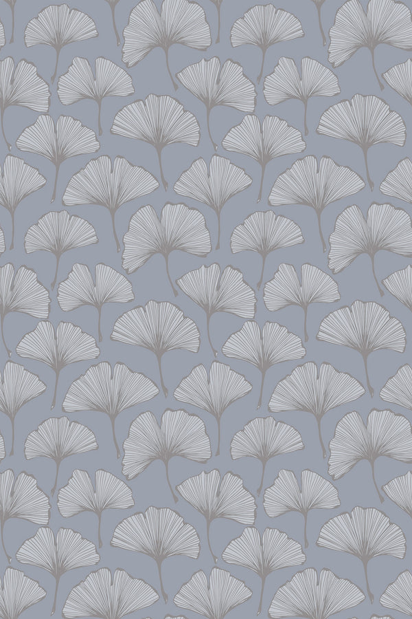 Gray aesthetic gingko