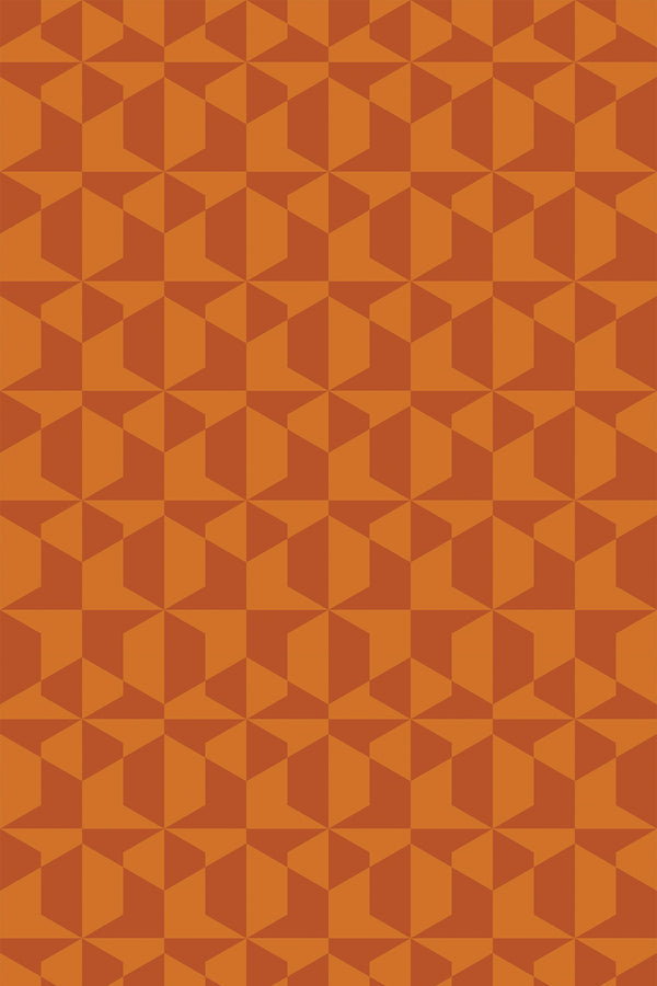 Burnt orange geometry