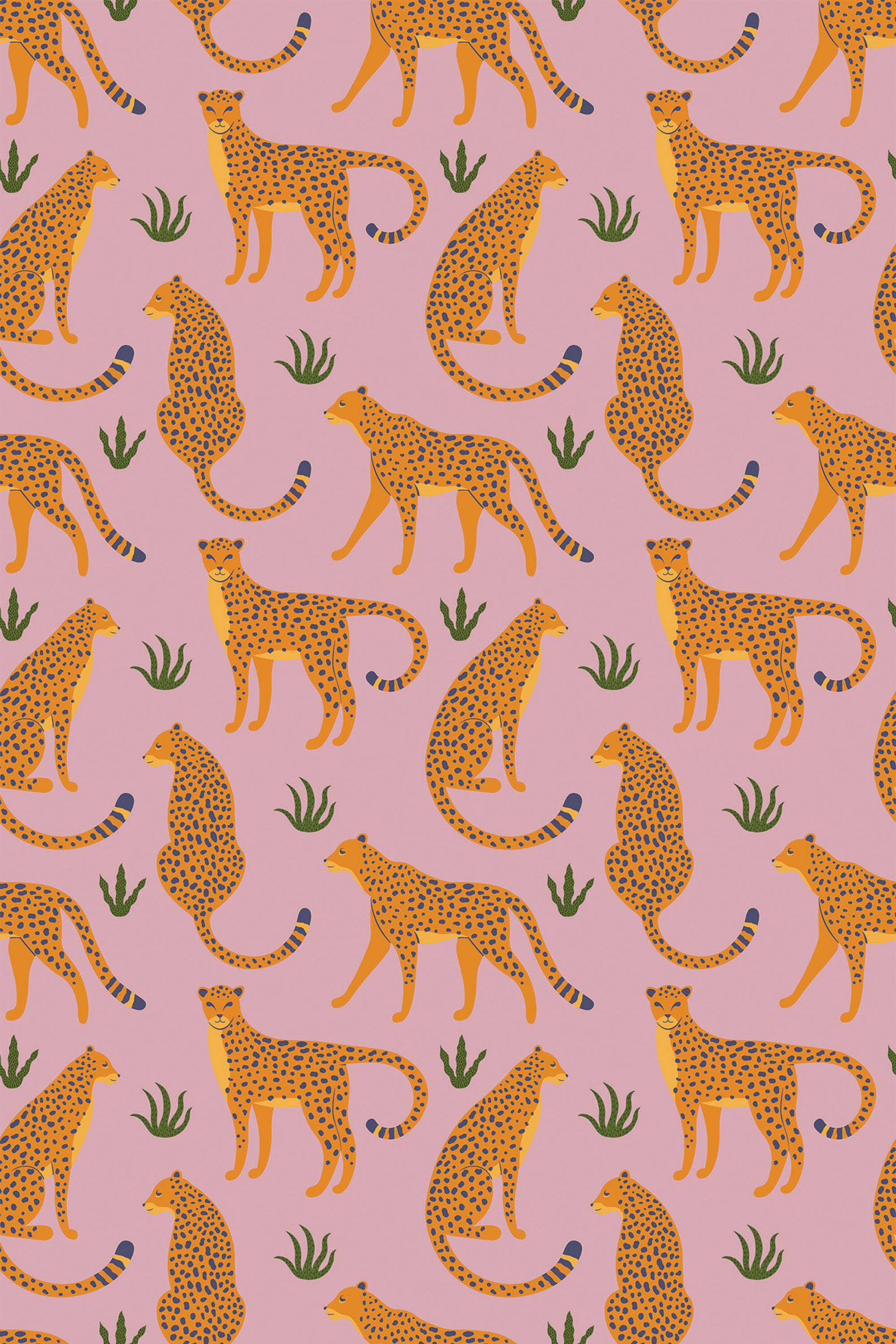 cheetah wallpaper b&q