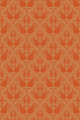 orange swan wallpaper pattern repeat
