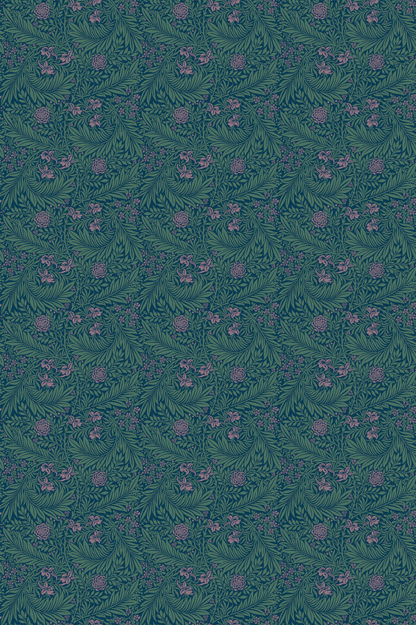 Dark retro floral