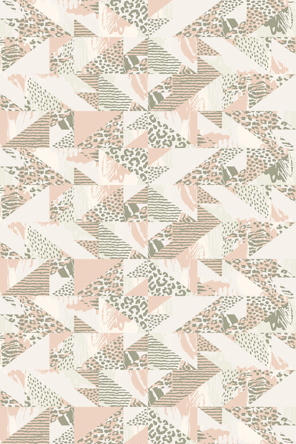 geometric animal print wallpaper pattern repeat