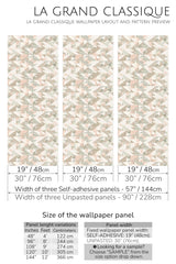 geometric animal print peel and stick wallpaper specifiation