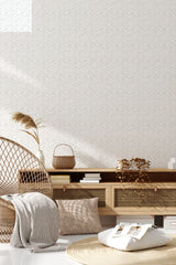 living room rattan furniture decorative plant fish pattern wall decor