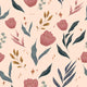 Peachy Bouquet Wallpaper