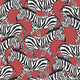 Red Zebra Wallpaper