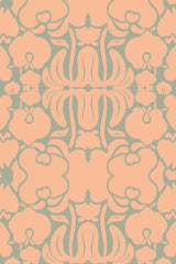 Peach and Green Victorian