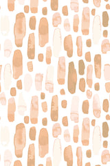 peachy watercolor drops wallpaper pattern repeat