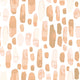 Peachy Watercolor Drops Wallpaper