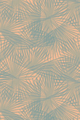 palms on peach wallpaper pattern repeat