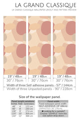 simple boho geometry peel and stick wallpaper specifiation