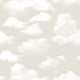 Beachy Clouds in Neutral Wallpaper