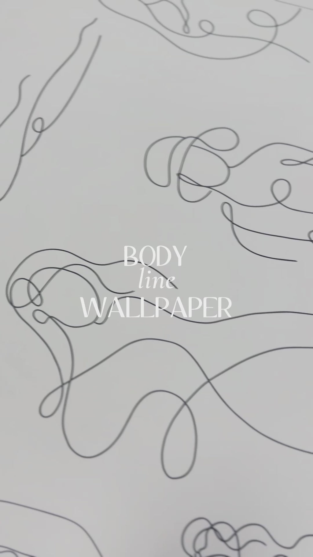 female body line art wallpaper peel and stick