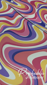 colorful waves wallpaper peel and stick