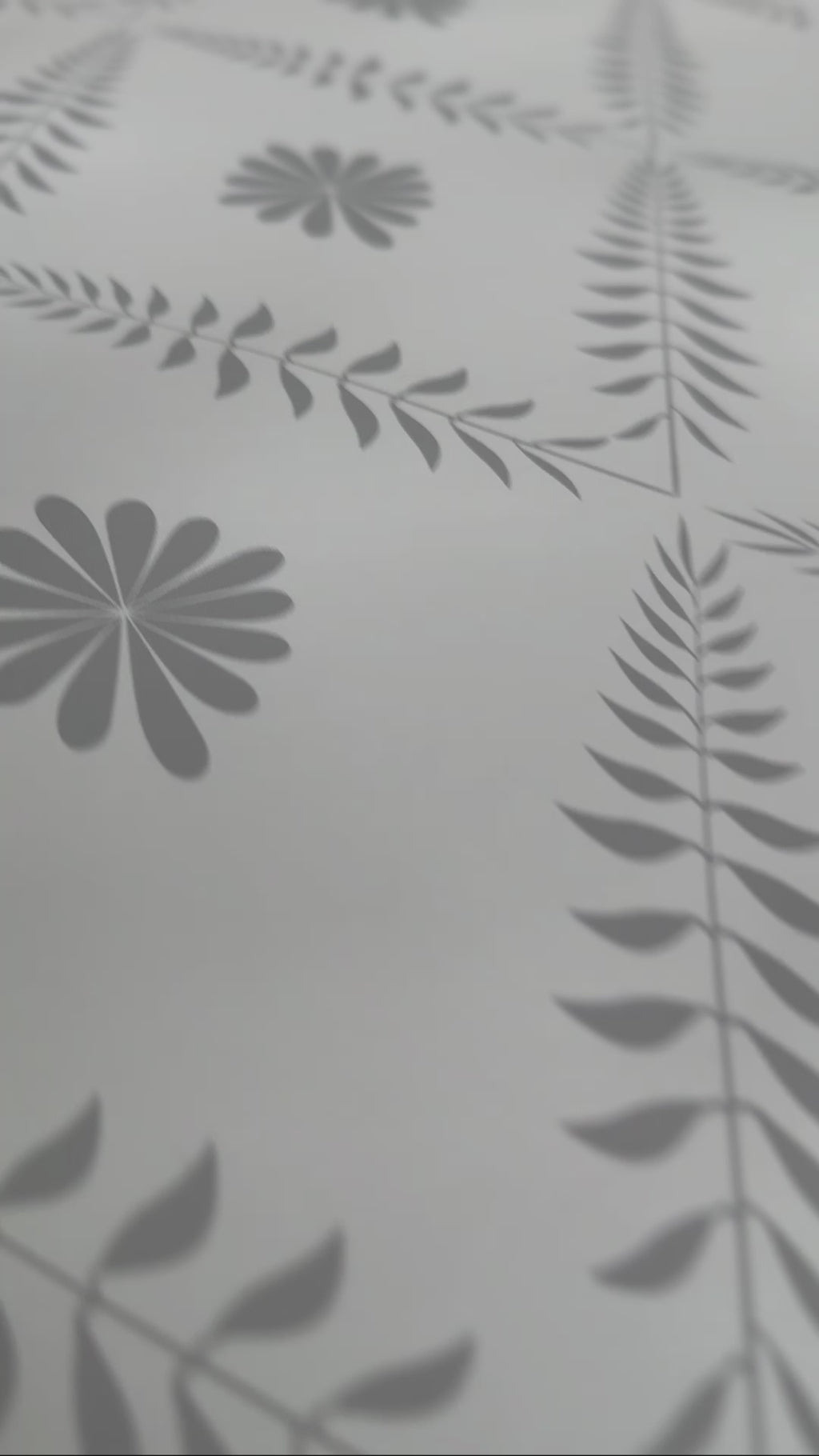gray leaf custom color wallpaper